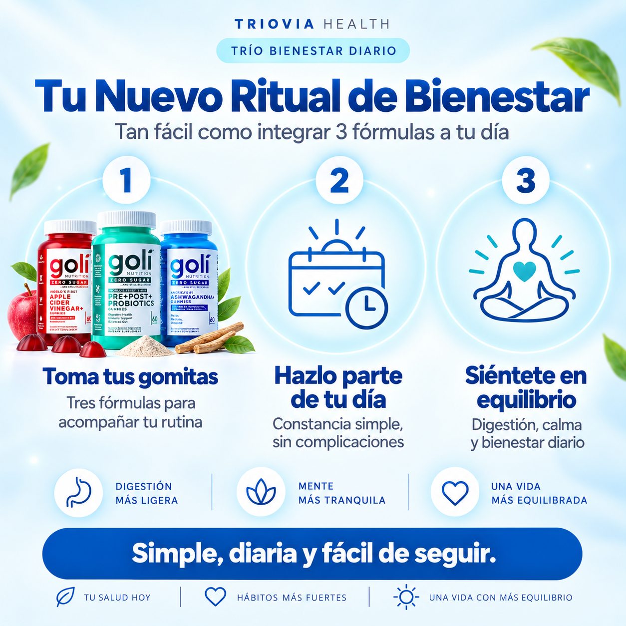 Trío Bienestar Diario